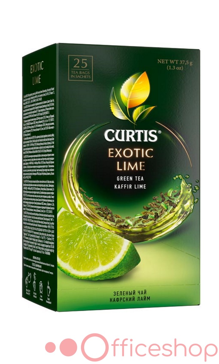 Ceai verde Curtis Exotic Lime, 25 plicuri, 010855